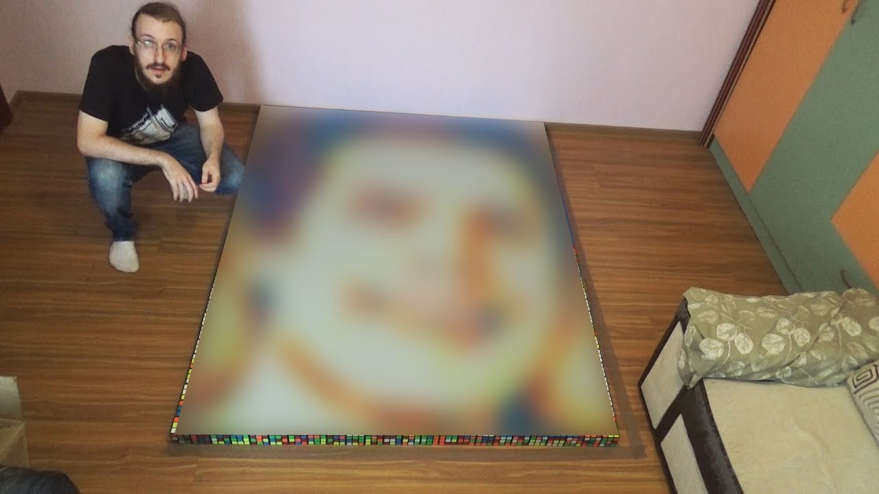 Roomie Rubik's Cube Portrait | Ep. 85 #jucarii #jucariicopii
