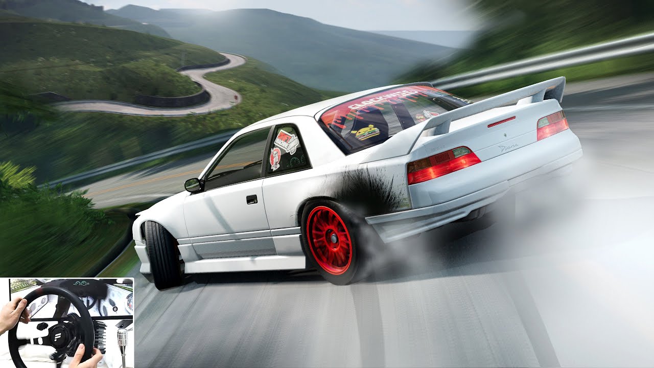 BeamNG Drifting Downhill Touge: Tsukuba (筑波)