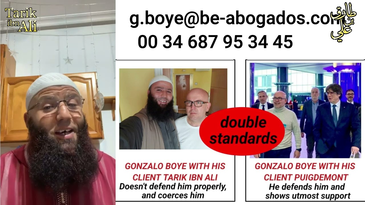 TARIK IBN ALI PAYS GONZALO BOYE 20 000 EURO TO GET THE FORGERY OF HIS LAPTOPGONZALO REFUSES TO USE I