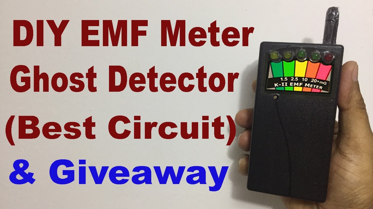 How To Make EMF Meter At Home | Electromagnetic Field Radiation Detector | DIY EMF Ghost Detector