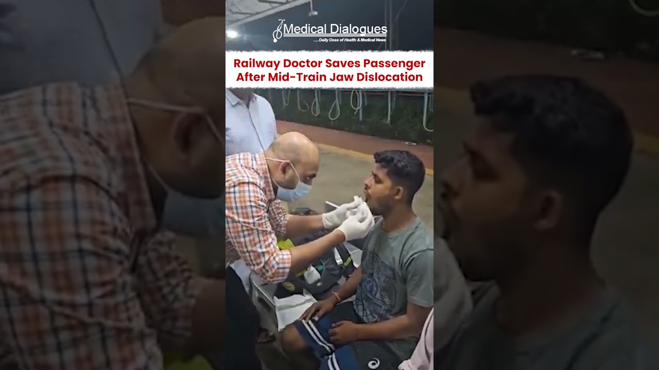 Railway Doctor Saves Passenger After Mid Train Jaw Dislocation