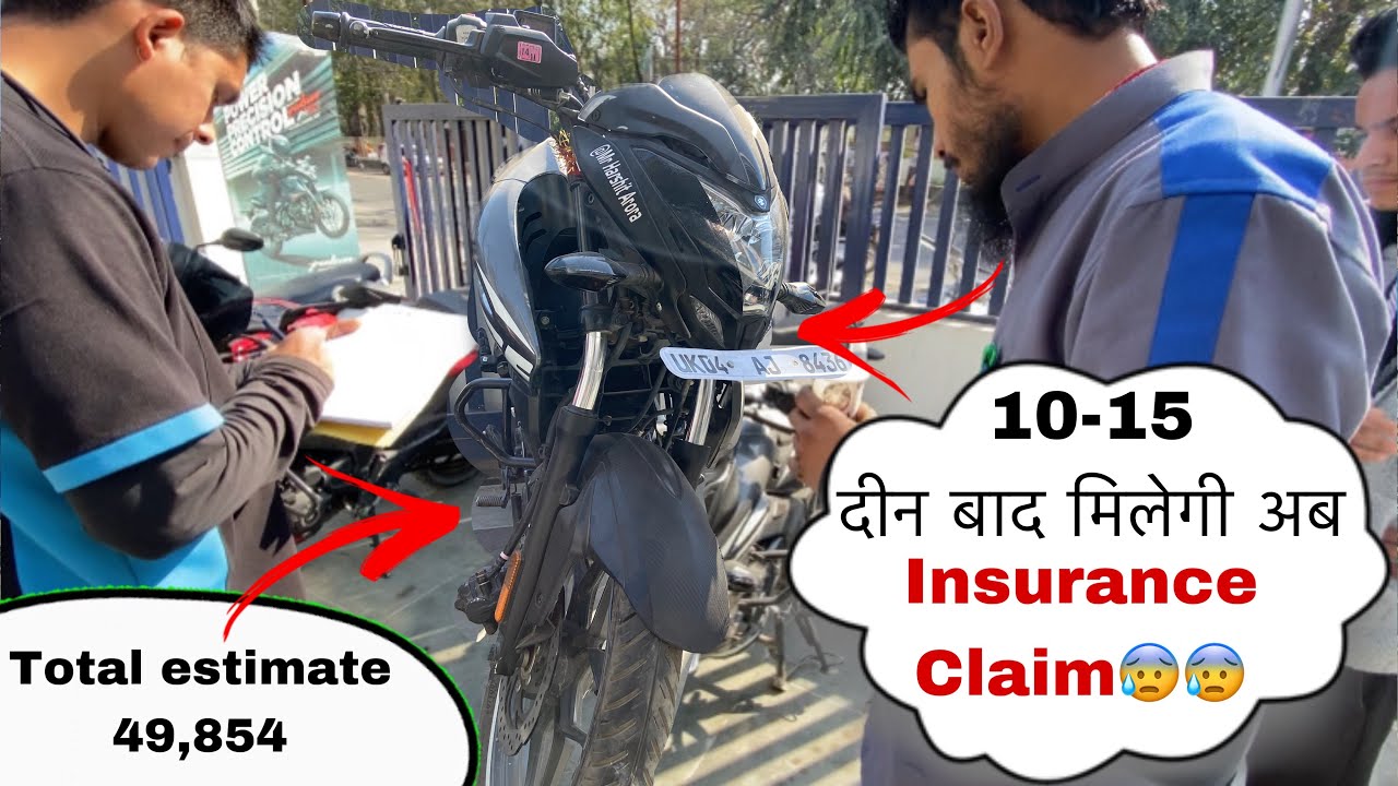 Ns125 ka insurance claim karate waqt ye kya ho gya😰😭||Ns 125 ka accodent ho gya tha😰#uk07rider
