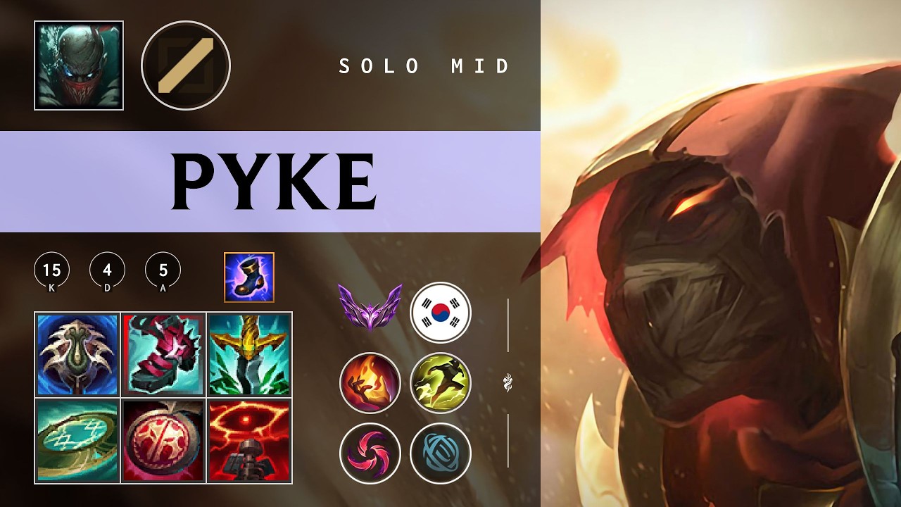 Pyke Mid vs Sion - KR Master Patch 26.04