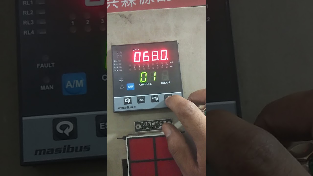 Temperature sacnner( masibus 8208 ) basics and settings