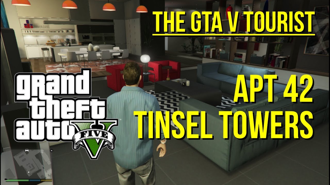 The GTA V Tourist: Apt 42 Tinsel Towers, West Vinewood