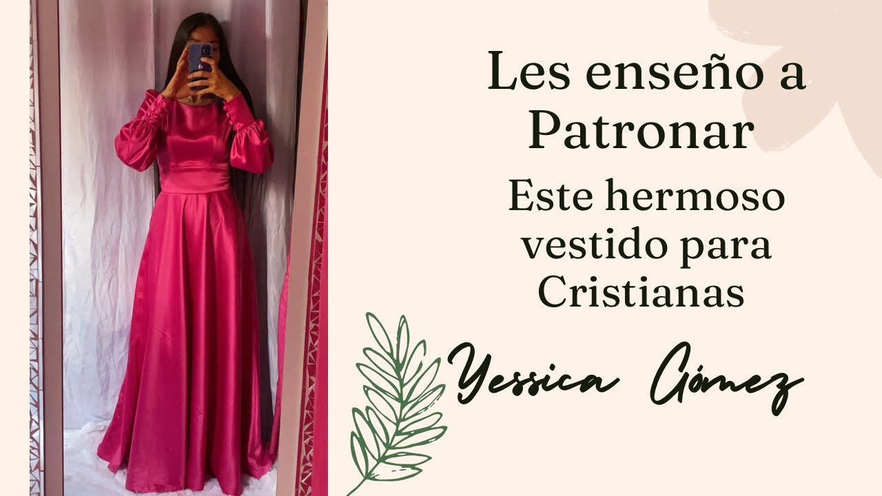 Patronaje vestido para Cristiana