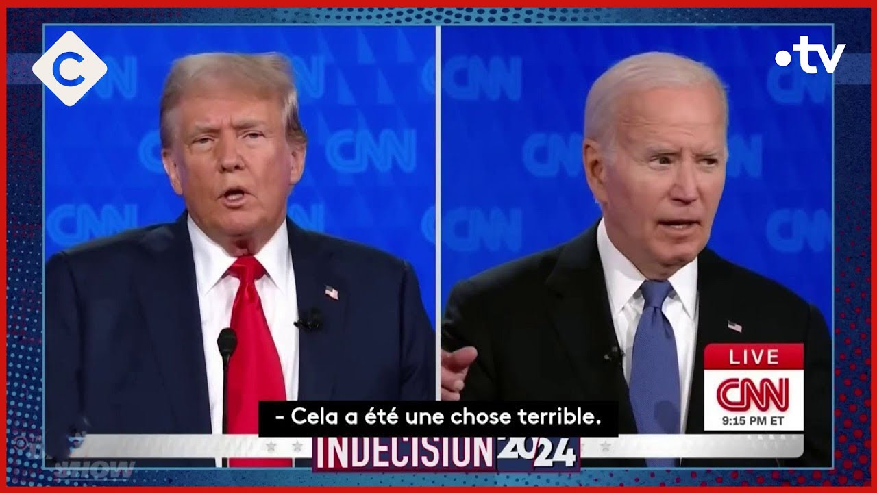 Débat catastrophique de Biden face à Trump - Le 5/5 - C à Vous - 28/06/2024