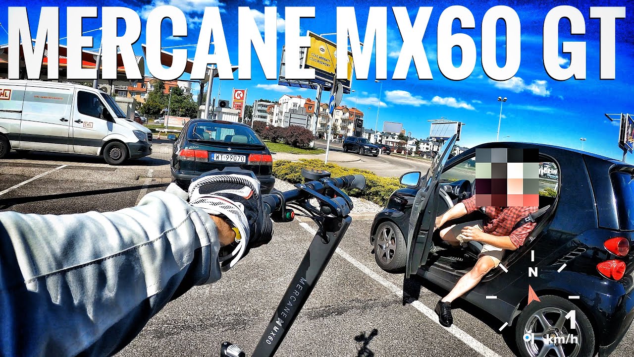 MERCANE MX60 GT FPV eSCOOTER RIDE - Car Crash + 2 Fried Controllers - What went Wrong (Way) ?