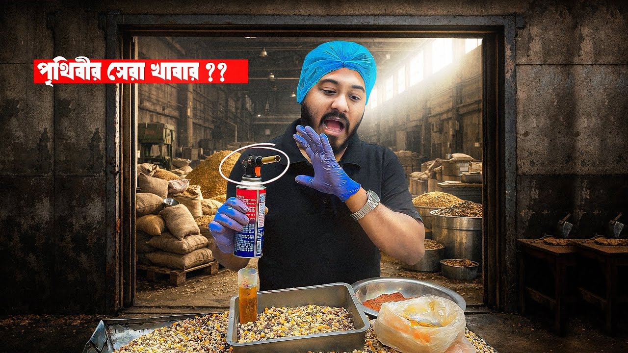 এভাবে আগুনে পুড়িয়ে খাবার বাংলাদেশে আর কে দেয় ?? 🔥