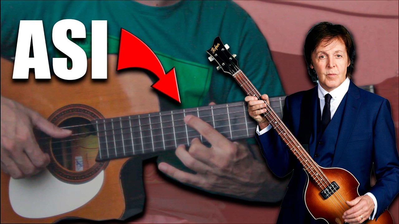 Como tocar Black Bird Solo guitarra (base y melodia)