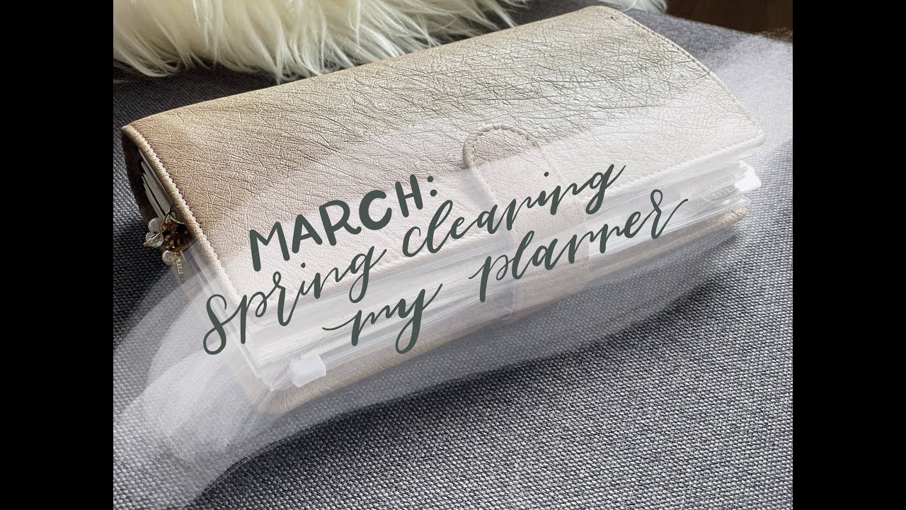 Chatty Clean Out My Planner With Me | Standard TN | March 2021