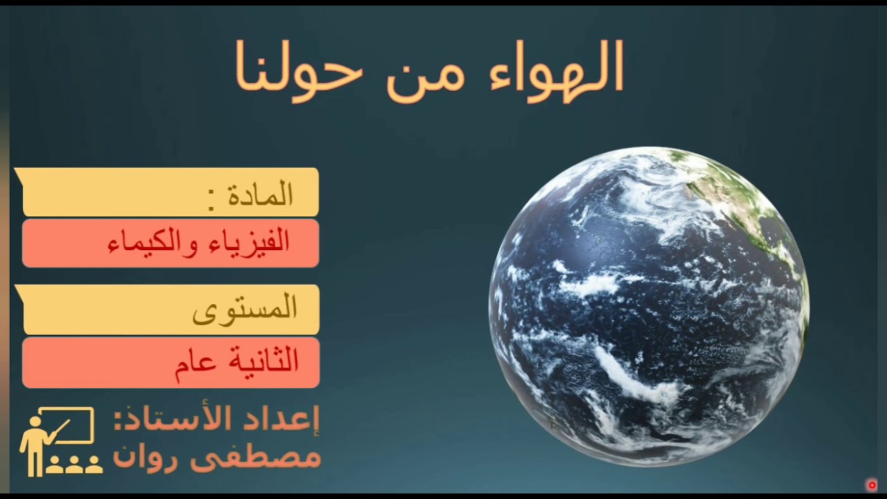السنة الثانية إعدادي/ الهواء من حولنا / درس  كامل