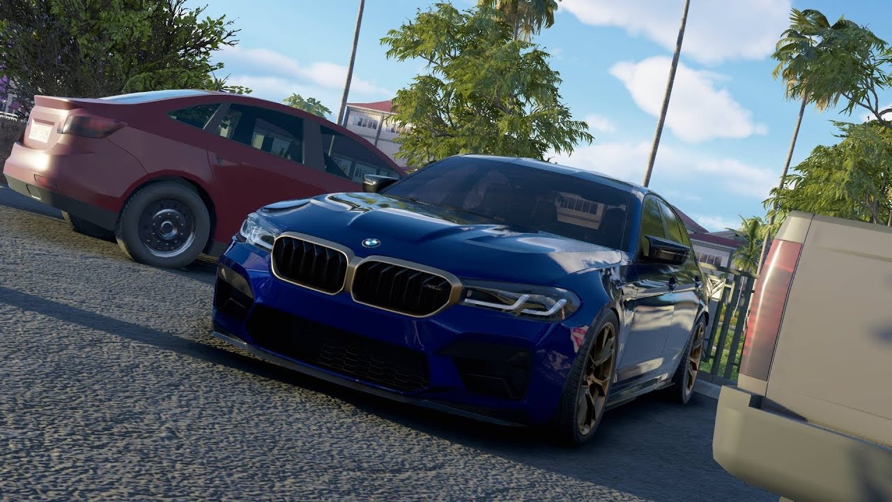 Test 1 - Bmw M5 CS Marine Bay Blue on The Crew Motorfest | Afk Camera 