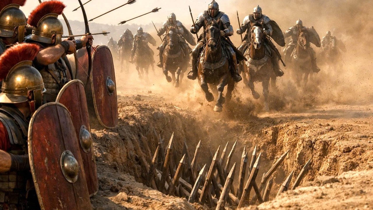 The Roman Genius Who Defeated 50,000 Persians Using Only EARTH | Battle of Dara