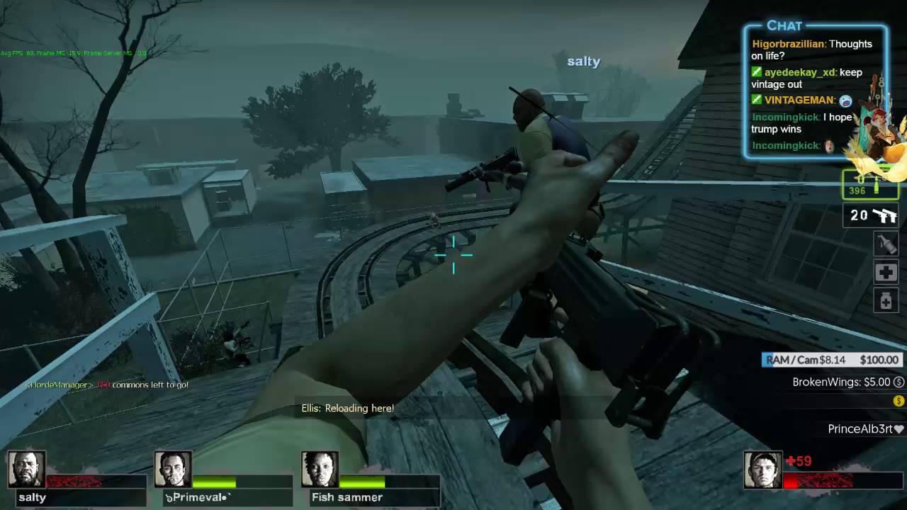 When your team has no shotgun in Acemod for Witch