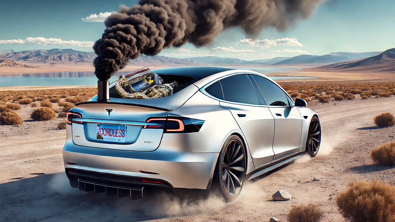 Cordless Tesla Turbo Diesel 3.0 (3500 mi Without Charging)