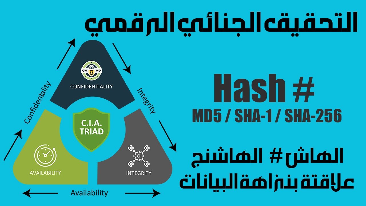Hash why its important in Forensics and data Integrity ماهو الهاش ونزاهة المعلومات والتحقيق الرقمية