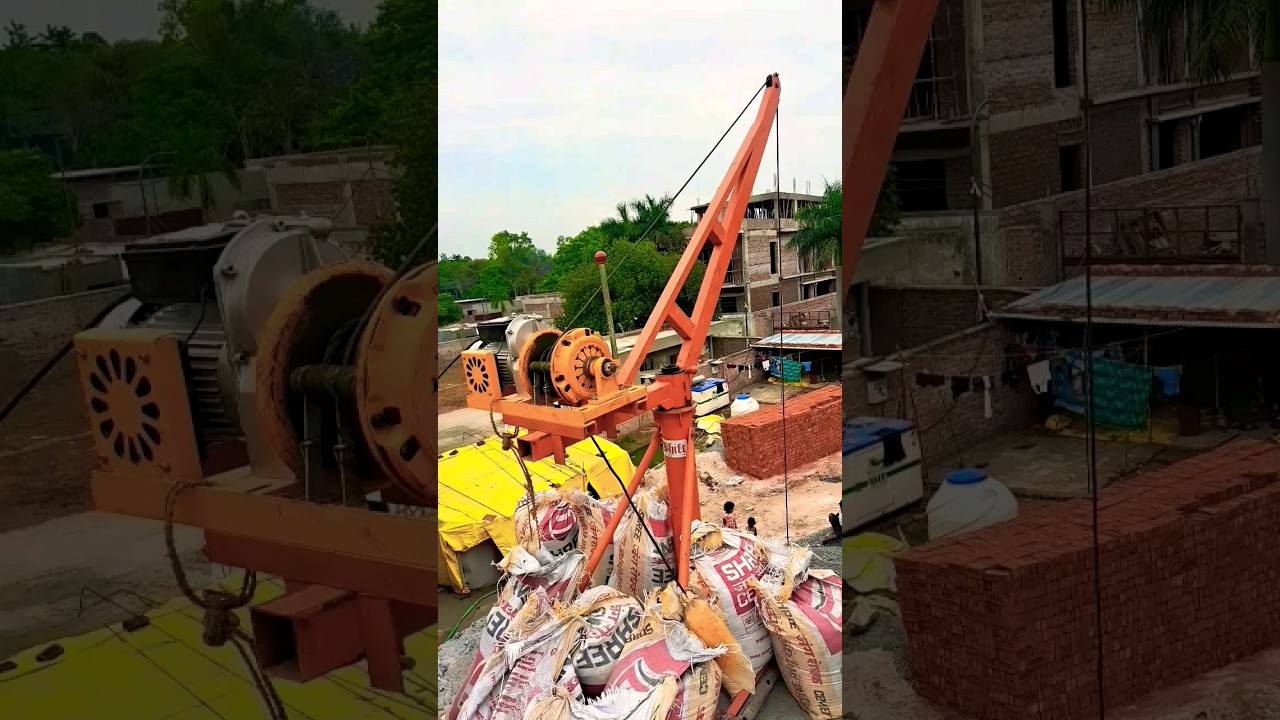 building construction  material lift machine