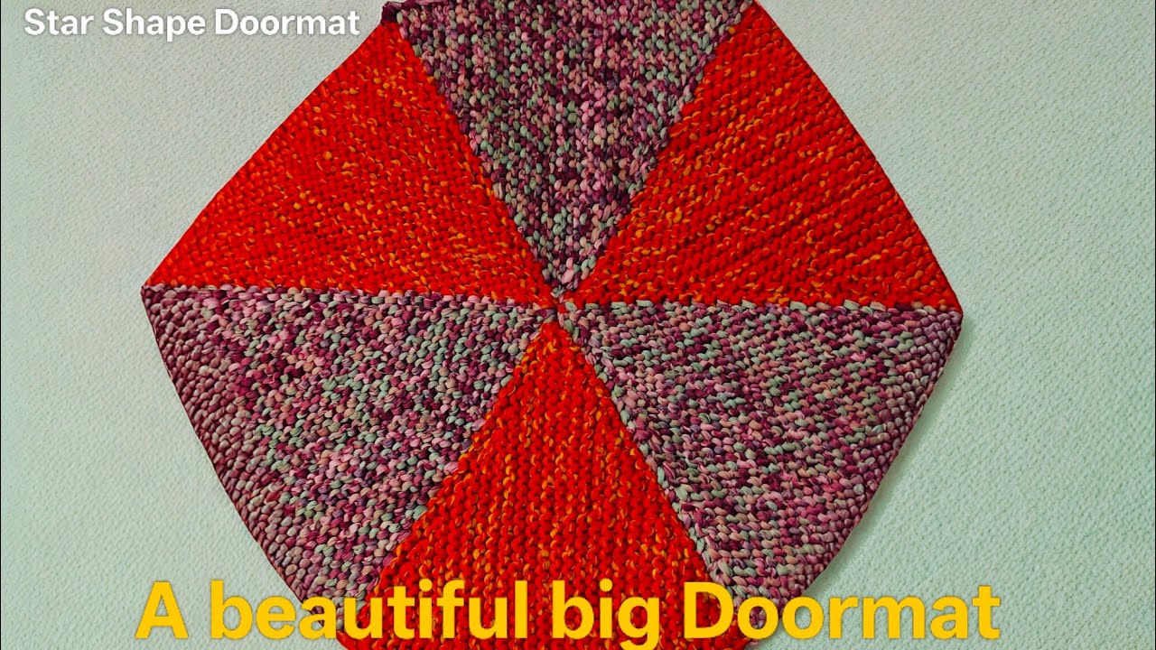 30 फंदे वाला पायदान, 6 काली का पायदान, दो कलर में पायदान , Big Size Doormat @ radhahomeart