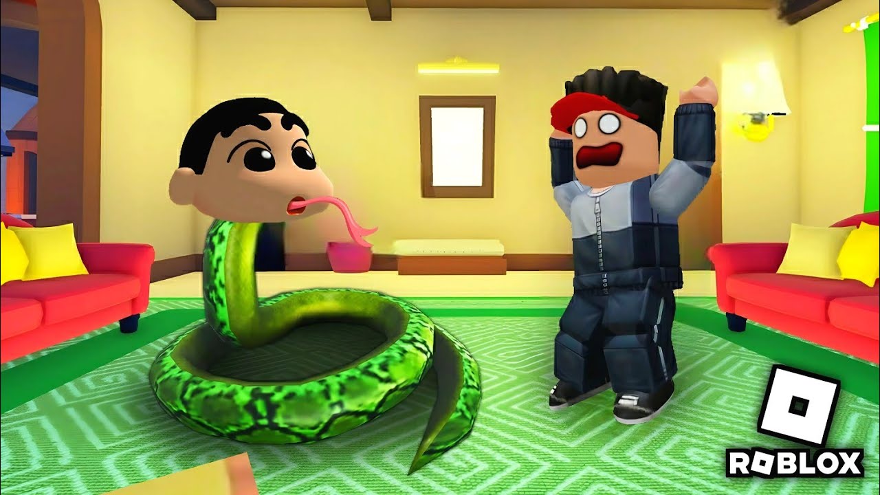Shinchan Got Turned Into A Snake! | Roblox Snakey