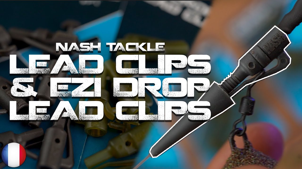 Nash Tackle Lead Clips & Ezi Drop Lead Clips FRA