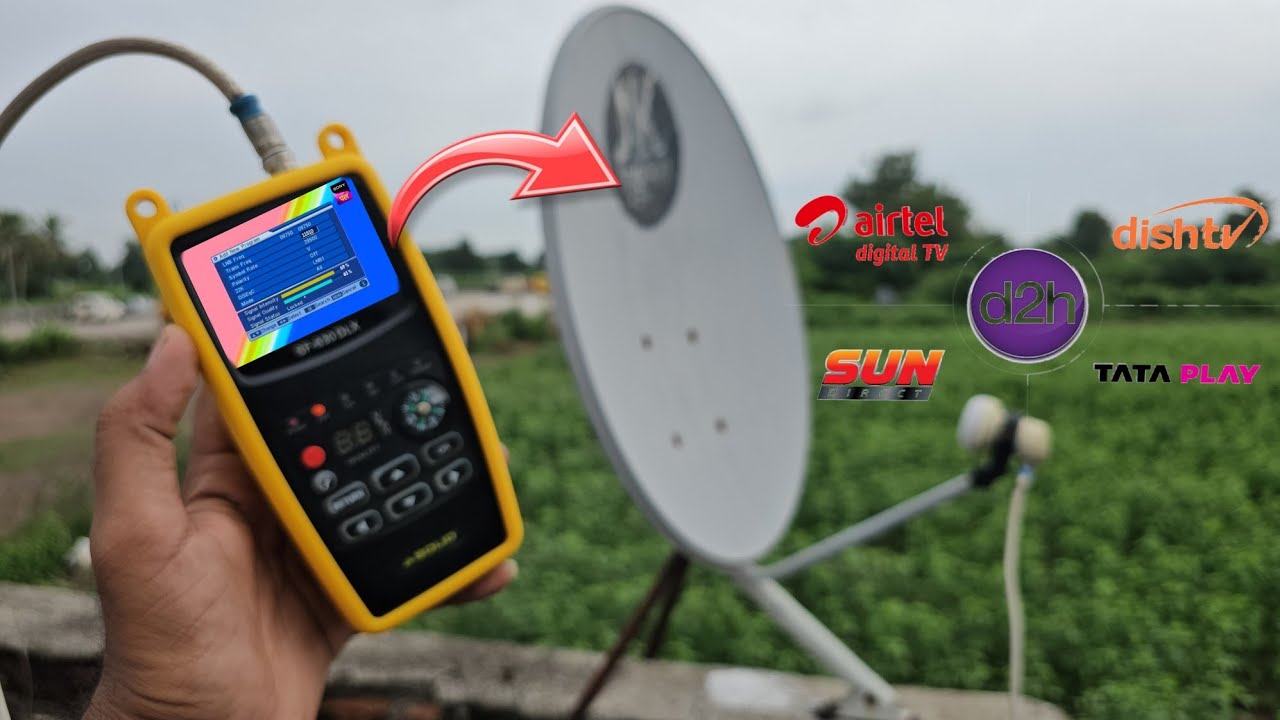 Solid SF-630 DLX Digital Satellite dB Meter review | How to Use Satellite Finder | JK Dish Info