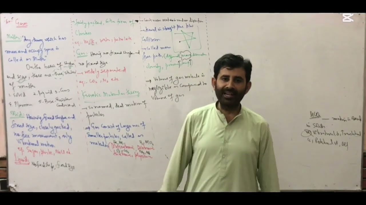 The Three States of Matter || Gases in one Shot || Sir Gulzar Ali