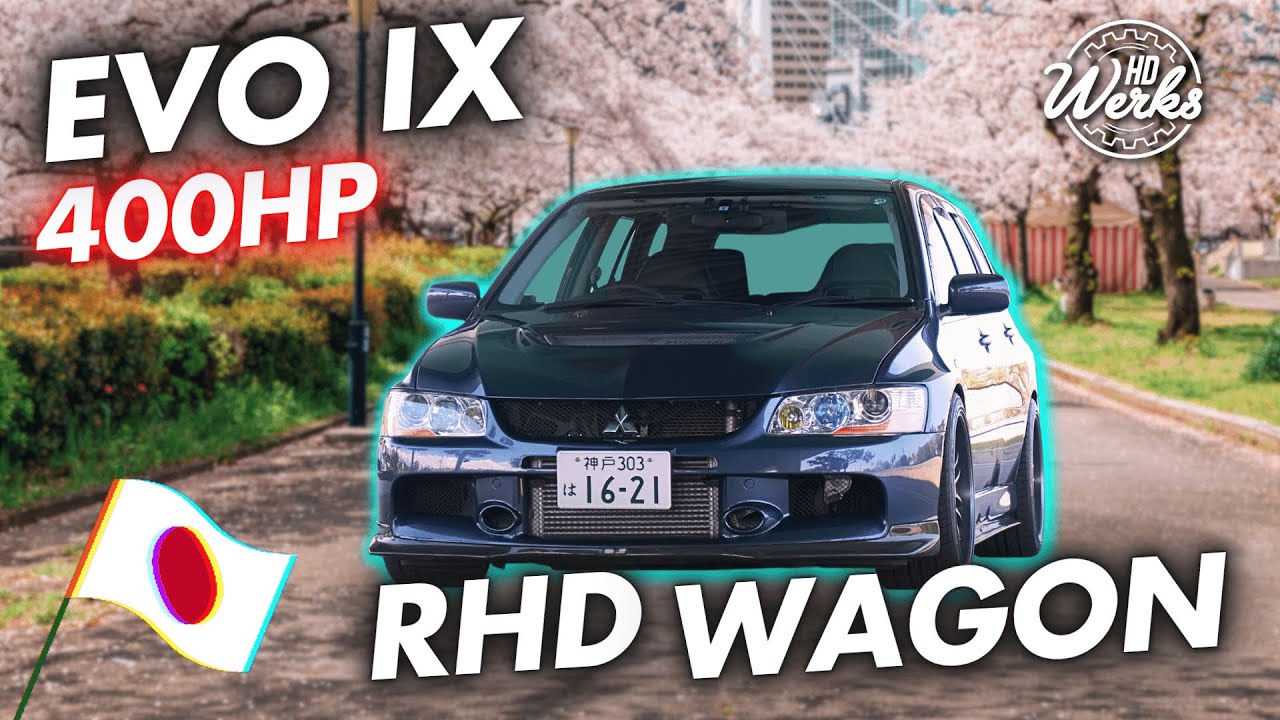 ЧРЕЗВЫЧАЙНО РЕДКИЙ 400-сильный праворульный универсал Evo 9 выходит на улицы