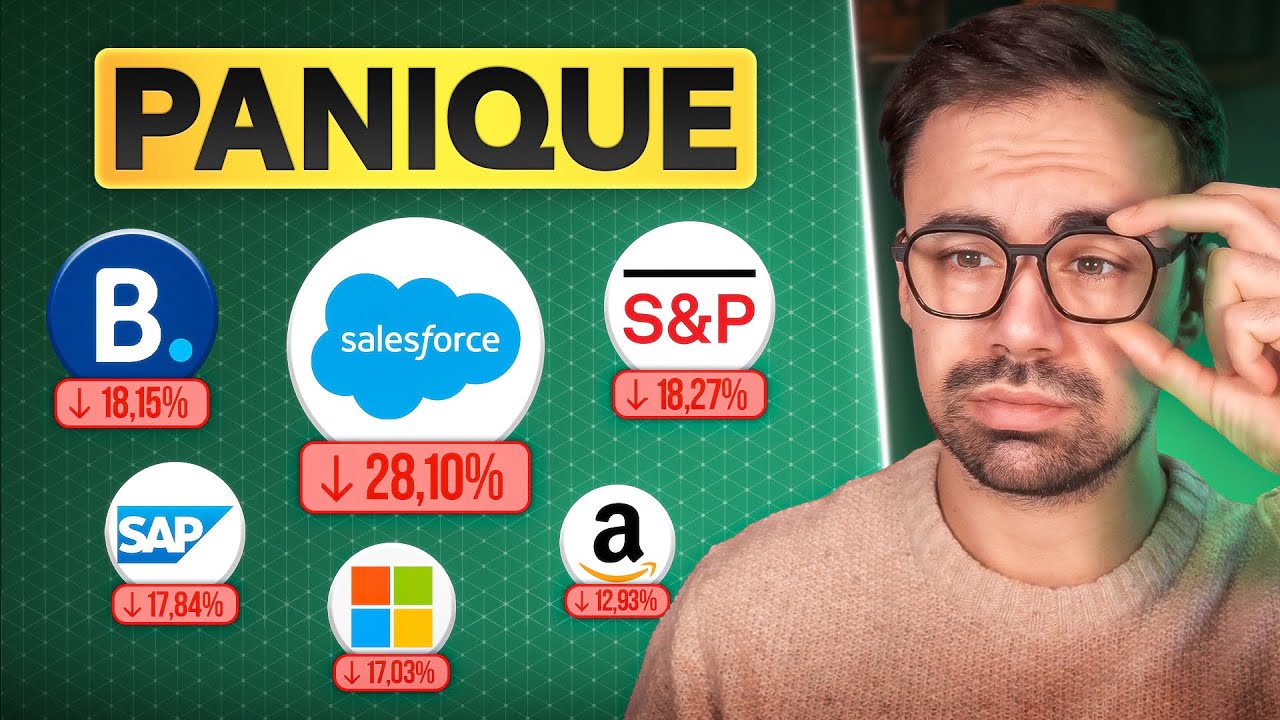 La bourse crash : L’IA va t-elle tuer les logiciels ! 🤯