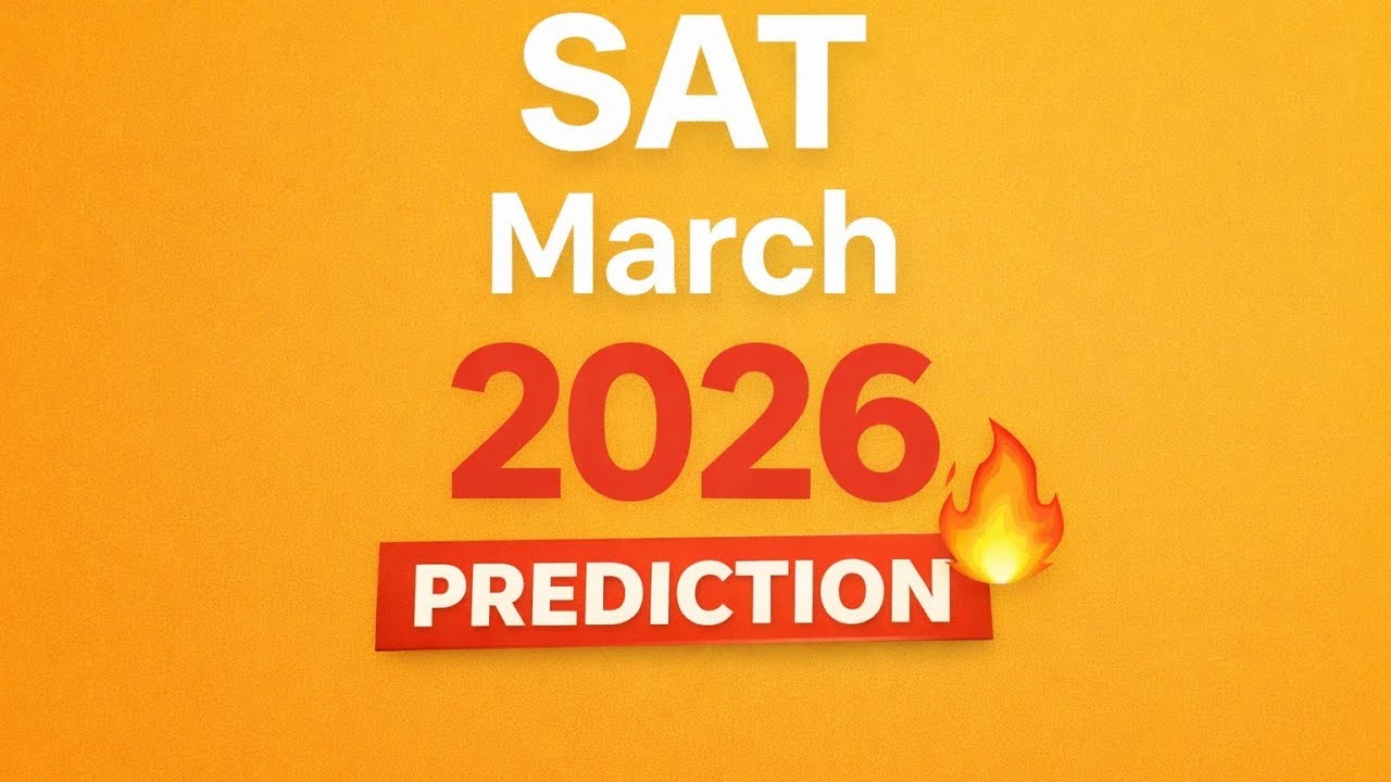SAT March🔥 2026 Prediction | Math questions SAT 2026 March umumiy savollar 