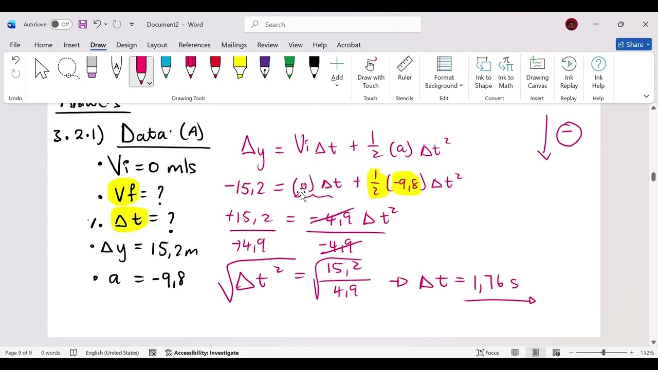 Grade 12 Vertical Projectile Motion (Graph Exam Question)