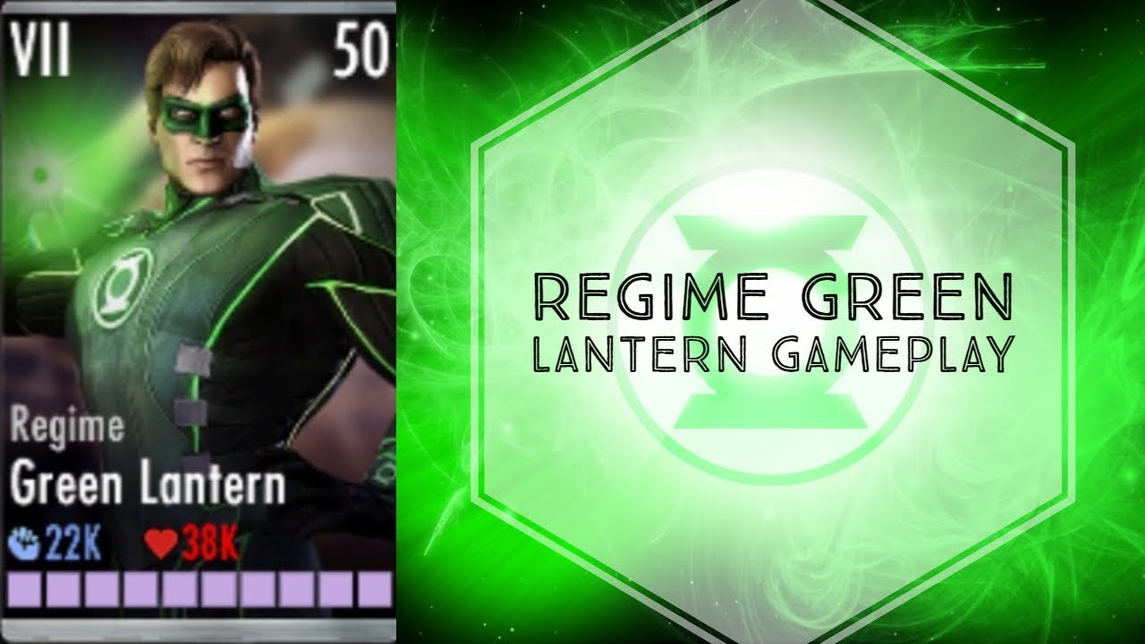 Injustice Gods Among Us Regime Green Lantern Gameplay Elite VII
