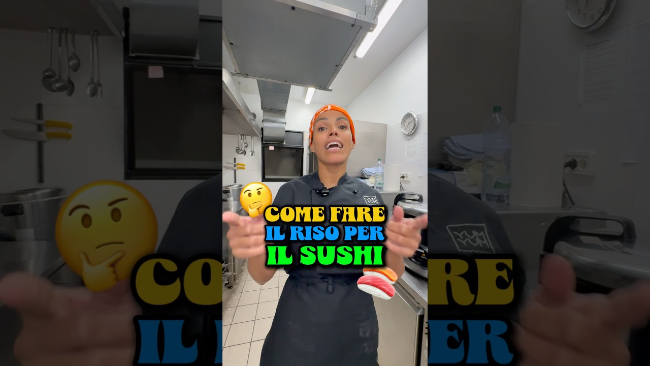 Come si fa il riso per il sushi?🤔