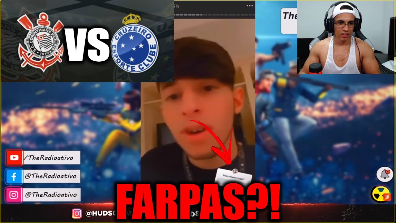 HUDSON AMORIM REAGINDO FARPAS CORINTHIANS VS CRUZEIRO ?