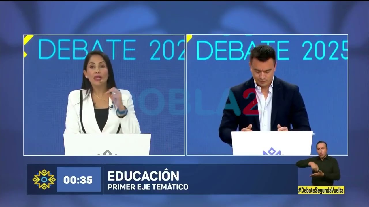 DEBATE PRESIDENCIAL ECUADOR 2025  - Dobla2