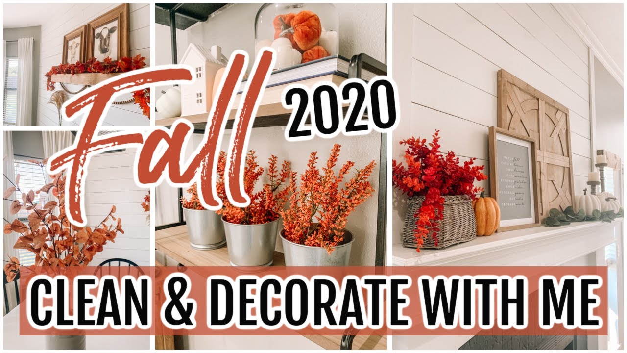 FALL CLEAN & DECORATE WITH ME | FARMHOUSE FALL DECOR HOUSE TOUR 2020 | FARMHOUSE DECORATING IDEAS
