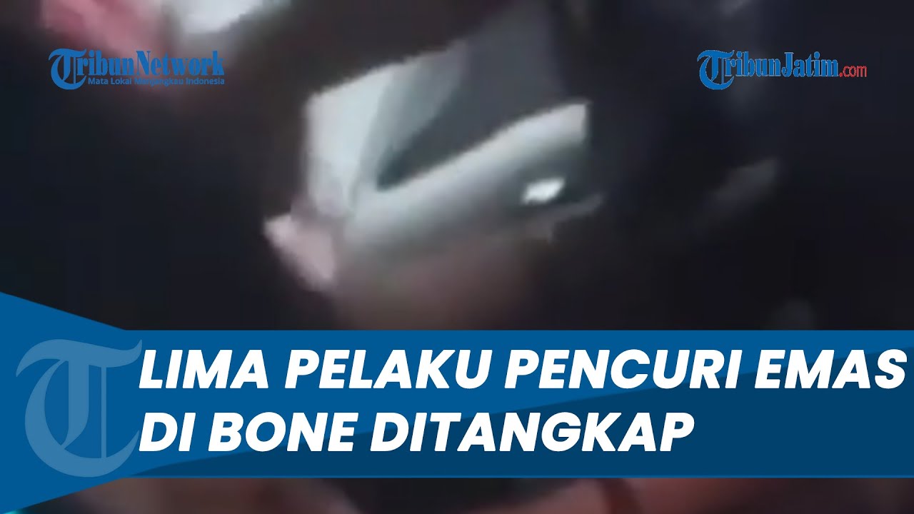 Lima Karyawan Curi Emas di Tempat Kerjanya Senilai Rp 38 Juta, Kini Telah Ditangkap Kepolisian Bone