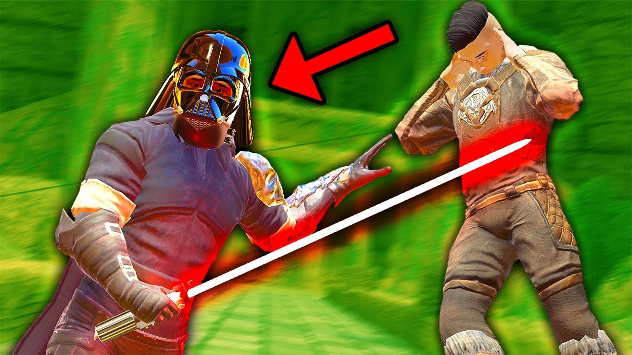 BECOMING DARTH VADER AND USING HIS LIGHTSABER IN VIRTUAL REALITY - Blades and Sorcery VR Mods