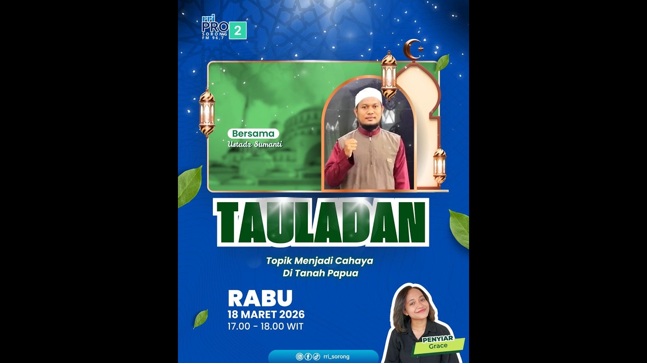 MENJADI CAHAYA DI TANAH PAPUA : AKHALAK LEBIH KERAS DARI KATA - KATA