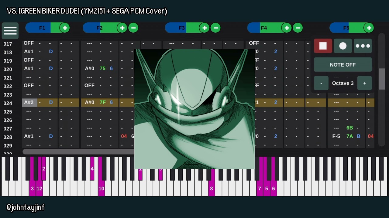 RRThiel - VS. 「GREEN BIKER DUDE」(YM2151 + SEGA PCM Cover)