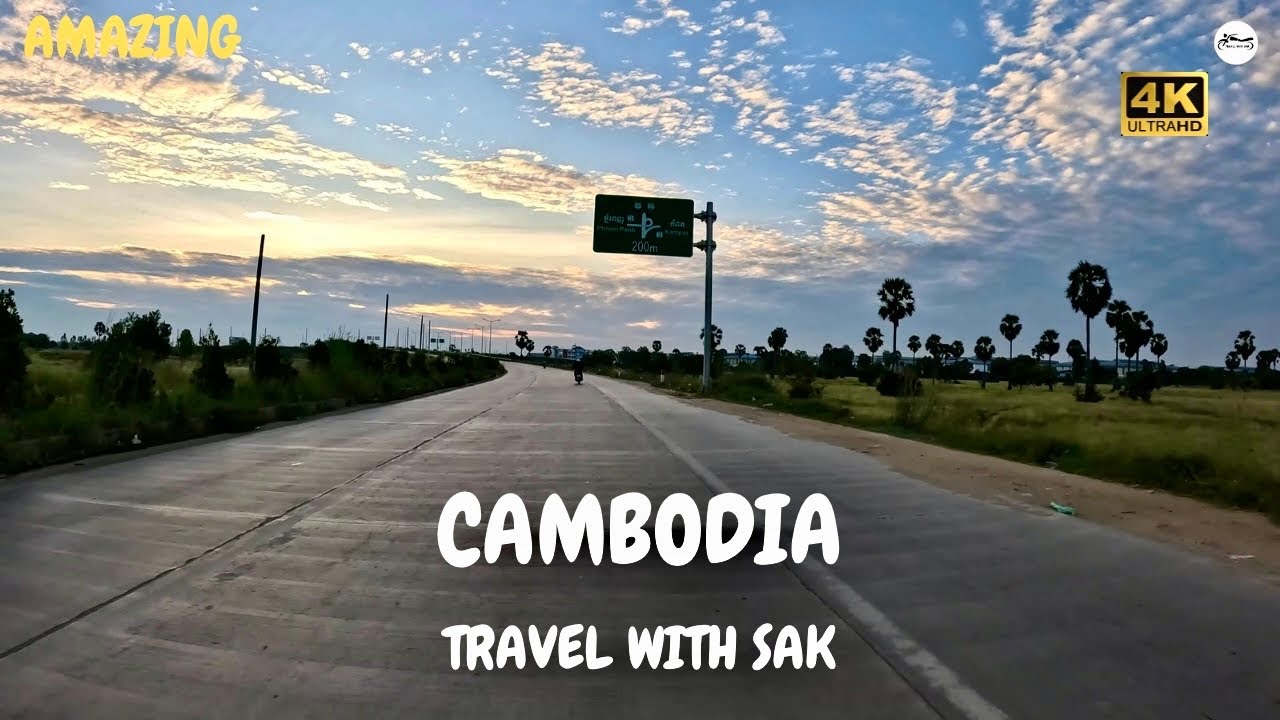 Episode3 Tours Driver I Rode my motorcycle to Kampot Province Cambodia 4K
