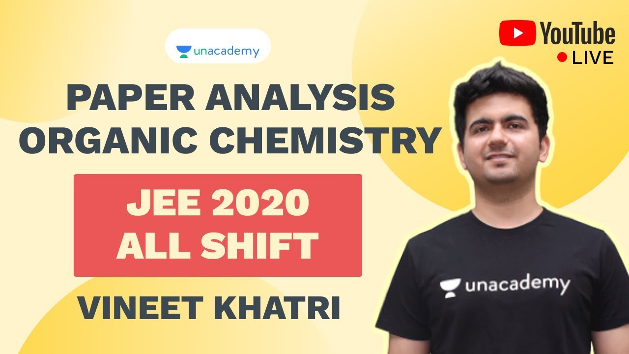 JEE MAINS 2020 Paper Analysis | Organic Chemistry - All Shifts | Chemistry | Unacademy Accelerate