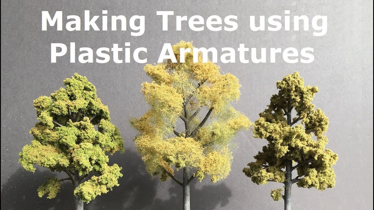 Making Model Trees using Plastic Armatures from Woodland Scenics