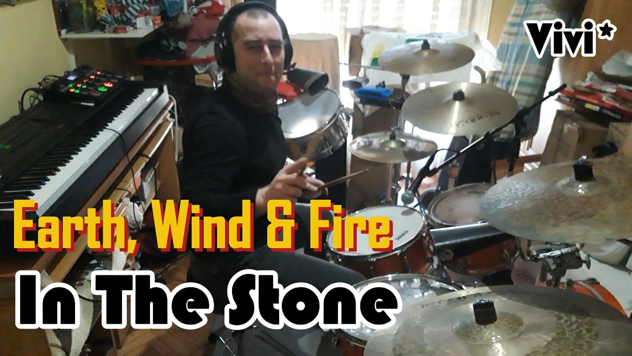 Earth, Wind & Fire 🌠In The Stone ▶Drum cover🥁 Vivi👽* 2026