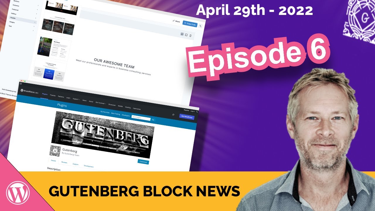 WordPress Gutenberg Block News 29th April 2022 - Column borders, Query loop, and Theme variations.
