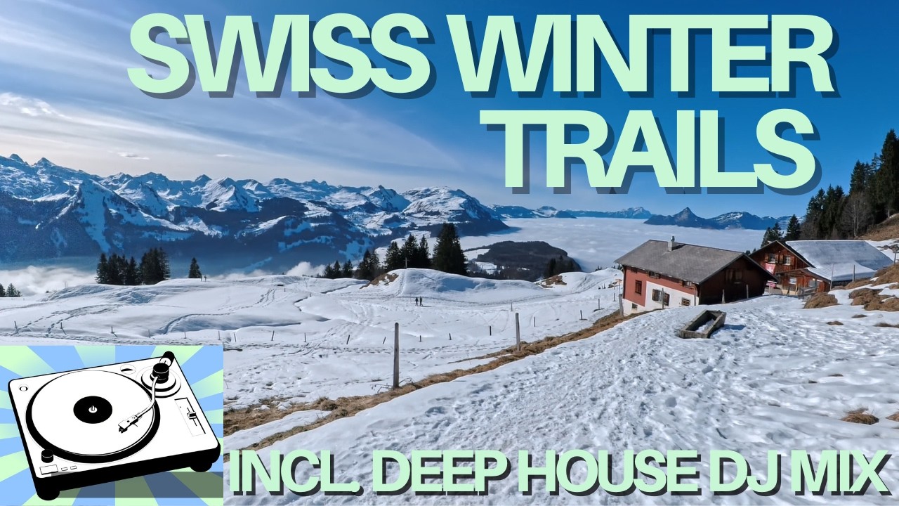 Above the Winter Clouds: Epic 4K Swiss Trail Run | 1‑Hour POV + Deep House Mix