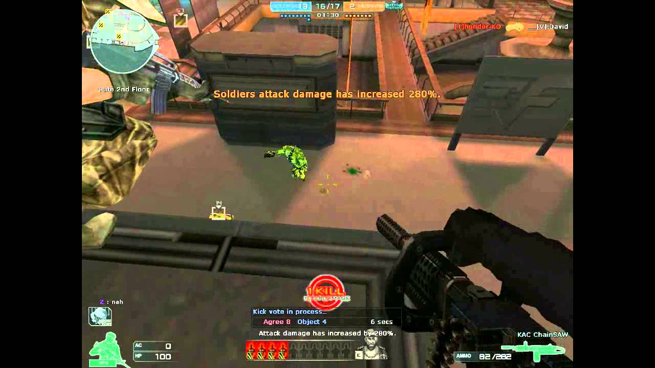 Crossfire HMX KAC-Chainsaw Gameplay Mall Part-2