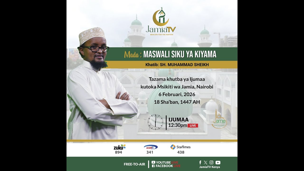 🔴  Maswali Siku Ya Kiyama | Sheikh Mohammed Sheikh | Jamia Mosque Nairobi