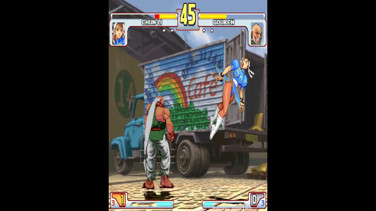 Chun-Li Dominate By Akuma - Street Fighter III #StreetFighterIII #nostalgia #retrogaming #arcade