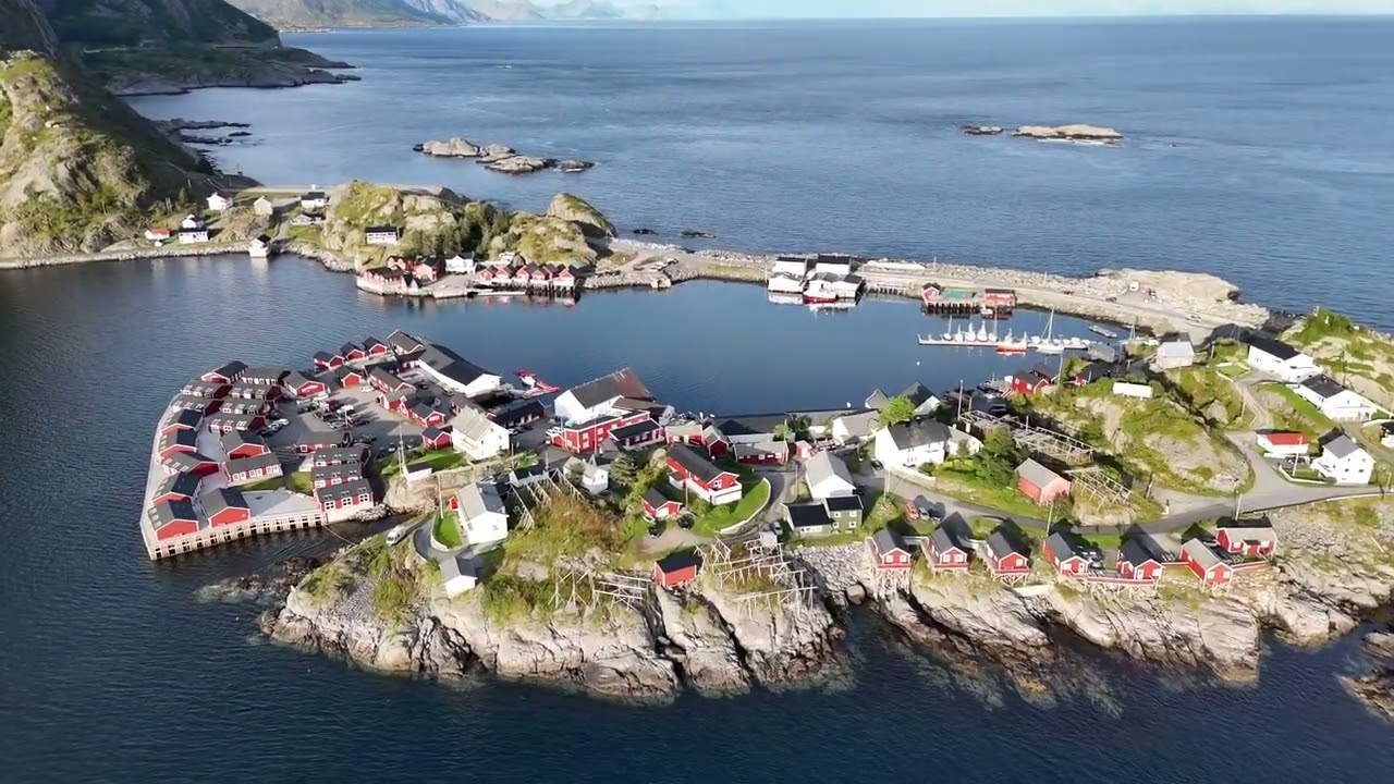 Lofoten | Norway - Road Trip Day - 5 Drone view of Henningsvær